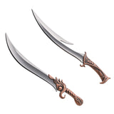 【Free gift】Ornamental dragon tooth knife outdoor knife stainless steel fruit knife portable keychain mini knife