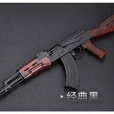1:2.05 Alloy military model, shell throwing AK47 model metal assault step ornament, non-firing