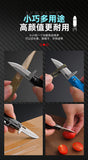 【Free gift】Mini folding knife, express unpacking knife, outdoor portable knife, small knife, exquisite stainless steel gun-shaped knife.