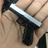 Genuine alloy empire 1:3 G17 Glock, shell throwing model gun pendant keychain foreign trade