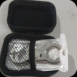 Thickened stainless steel adult toy thumb buckle toe . shackle entertainment keychain mini small handcuff toy