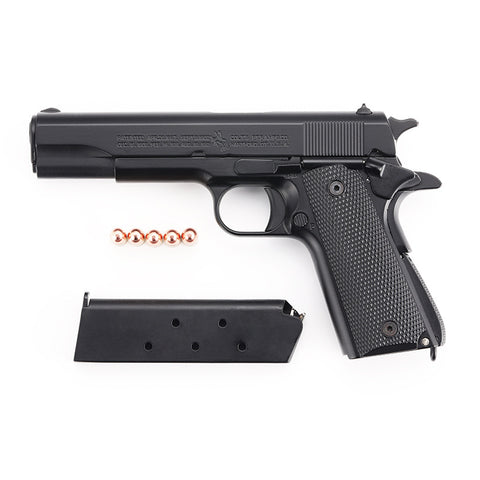 Military Model 1:2.05 Medium Shell Throwing M1911 Colt Metal Model Children Not Launchable