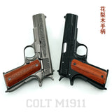 1:2.05 Colt M1911 Inscription Special Commemorative Edition Shell Throwing Model (rosewood handle) Non-firing