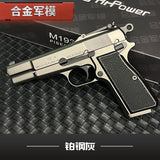 1:2.05 Alloy model shell throwing Browning M1935 metal disassembly generation, non-firing