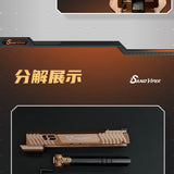 1:2.05 Alloy military model shell throwing TTI 2011 pit viper model viper metal toy children can not launch