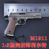 1:3 Model M1911 Colt Gun Keychain Shell Disassembly Alloy Foreign Trade Cross-border Non-firing