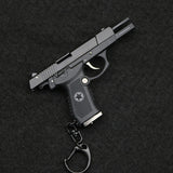 1:3 shell throwing gun mold metal toy 92 type gun model shell throwing 92 gun keychain hanging machine foreign trade cannot be launched