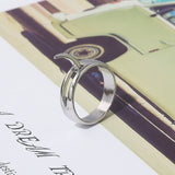 【Free gift】Attack on the giant anime periphery, Ani transformation ring barbed copper ring