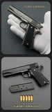 1:2.05 Military model shell throwing M1911 Colt model, metal, non-firing
