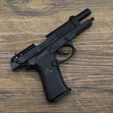 1:2.05 Alloy shell throwing M92F Beretta model, children's toy disassembly, non-firing