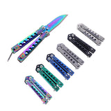 Butterfly knife CSGO mini folding knife unpacking tool knife keychain knife folding knife portable pocket knife