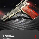 1:2.05 Alloy model shell throwing Browning M1935 metal disassembly generation, non-firing