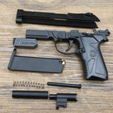1:2.05 alloy model, shell throwing Beretta M92F model 90T children's metal, non-emission