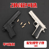 Military Model 1:2.05 Medium Shell Throwing M1911 Colt Metal Model Children Not Launchable
