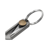 【Free gift】Stainless steel mini push knife, sharp knife, portable keychain, self-defense pendant, express unpacking knife.