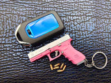 Genuine alloy empire 1:3 G17 Glock, shell throwing model gun pendant keychain foreign trade