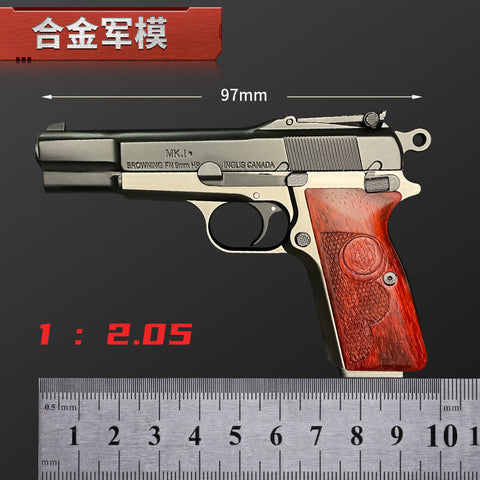 1:2.05 Alloy model shell throwing Browning M1935 metal disassembly generation, non-firing
