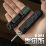 2026 EDC aluminum alloy micro-technology straight out utility knife, unpacking and unpacking express knife, outdoor mini carry | POPOTR