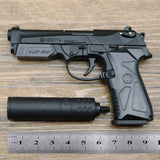 1:2.05 alloy model, shell throwing Beretta M92F model 90T children's metal, non-emission