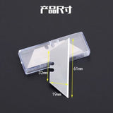 【Free gift】Stainless steel utility knife mini thickened heavy duty all steel wallpaper knife paper cutting tool knife industrial trapezoidal blade