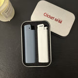 【QINQUAN】Original and genuine Cricket Grasshopper lighter explosion-proof and durable creative retro value pulley lighter gift