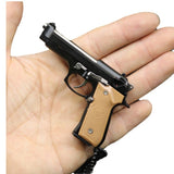 1:3 gun model ordinary disassembly M92F Beretta gun model keychain foreign trade on-hook cannot be fired