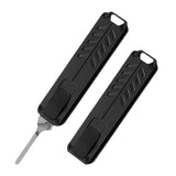 2026 EDC aluminum alloy micro-technology straight out utility knife, unpacking and unpacking express knife, outdoor mini carry | POPOTR
