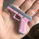 Genuine alloy empire 1:3 G17 Glock, shell throwing model gun pendant keychain foreign trade