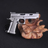1:3 gun model children's toy G34 pit viper shell throwing keychain gun alloy gun foreign trade, non-firing