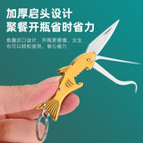 【Free gift】 304 stainless steel toothpick knife tooth picking, portable ultra-fine anti-blocking hook crochet can open the bottle and buckle the teeth multi-function