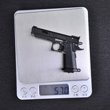 1:3 gun model children's toy G34 pit viper shell throwing keychain gun alloy gun foreign trade, non-firing