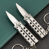 Practice Knife Pocket Knife Unbladed Fancy Practice Training Folding Hand Shaker