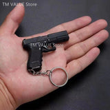 Neue 1:3  17Pistole Miniatur Modell Keychain Voller Metall Shell Werfen Legierung Boy lieblings Geburtstag Geschenk