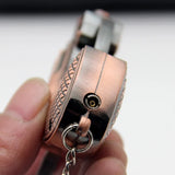 Metall Leichter Zigarette Set Geschenk Neue Seltsame Kleine Schlüsselbund Pistole Anhänger Feuerzeug Großhandel