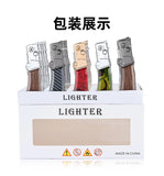 2026 Lighters Smoking accessories Fire Metal Jet Gas Cigar Cigarette Powerful Jet Flame Torch Lighte Pipe Lighter for Man Gift（NOGAS |  POPOTR™