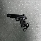 1:3Colt 1911 Pistole Miniatur Modell Legierung Keychain Geschenk Rucksack Anhänger Dekoration Geschenk Spielzeug Junge Lieblings