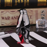 Creative plastic lighter with bright coating penguin open flames are lighter (NO GAS)