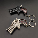 10PCS Neue Mini 6 Haar Legierung Gummiband PistoleModell Miniatur Dekoration Spielzeug Junge Lieblings Geburtstag geschenk Retro