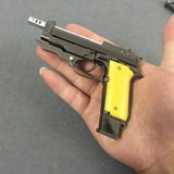 Neue 93R Pistole Pistole Miniatur Modell Keychain Voller Metall Shell Werfen Legierung Boy lieblings Geburtstag Geschenk