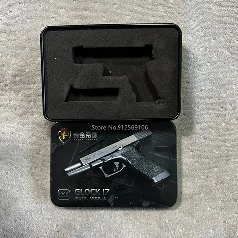 1:3 1: 2,05 pistole Pistole Miniatur Keychain Beretta Glock Colt Koffer Box