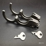 Key Chain Thumb Lock Buckle Toe Lock Buckle SM Bondage Handcuffs Adult Games Sex Toys For Couple Stainless Steel Erotic Products
