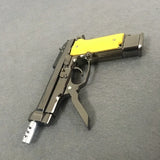 Neue 1: 2,05 93R  Pistole Miniatur Modell Keychain Voller Metall Shell Werfen Legierung Boy lieblings Geburtstag Geschenk