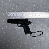 1:3Colt 1911 Pistole Miniatur Modell Legierung Keychain Geschenk Rucksack Anhänger Dekoration Geschenk Spielzeug Junge Lieblings