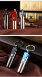 waterproof million matches multifunctional creative portable waist keychain retro kerosene lighter（No oil and no gas）