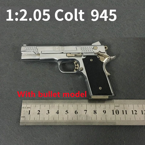 Neue 1: 2,05  Pistole Miniatur Modell Keychain Voller Metall Shell Legierung Kann Nicht Schießen Junge Geburtstag Geschenk