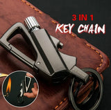 Outdoor with multi-function keychain waterproof and portable 10,000 kerosene lighter smoking accessories