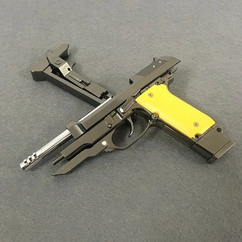 Neue 93R Pistole Pistole Miniatur Modell Keychain Voller Metall Shell Werfen Legierung Boy lieblings Geburtstag Geschenk