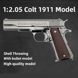 Neue1:2,05 Colt Pistole Miniatur Modell Keychain Metall Shell Legierung Kann Nicht Schießen Junge Geburtstag Geschenk Großhandel