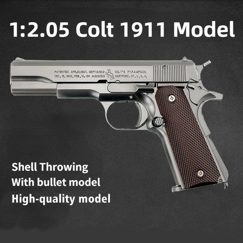 Neue1:2,05 Colt Pistole Miniatur Modell Keychain Metall Shell Legierung Kann Nicht Schießen Junge Geburtstag Geschenk Großhandel
