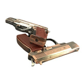 GUN Hot Metal Model with Lighting White Light Inflatable Windproof Lighter Model